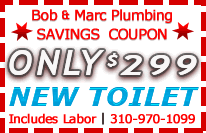 South Bay Plumber Toilet Install